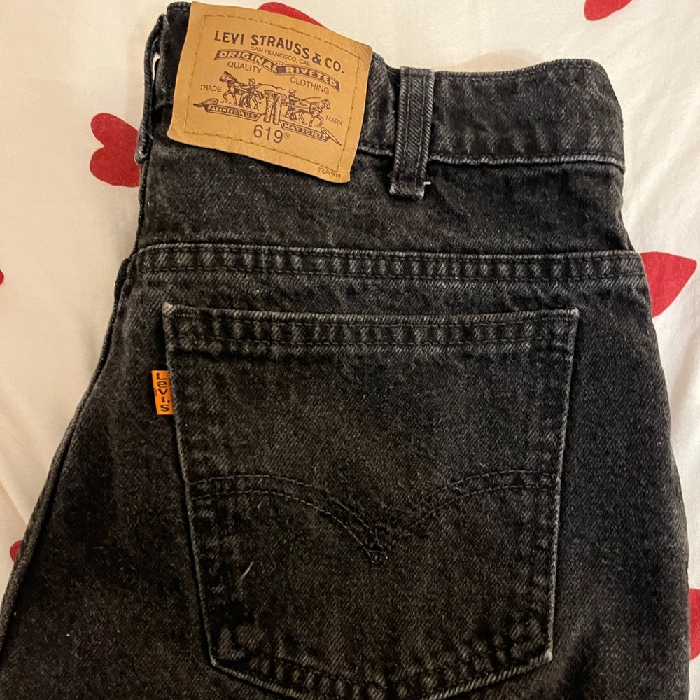 Vintage Men’s Levi's Distressed Black Denim Jeans